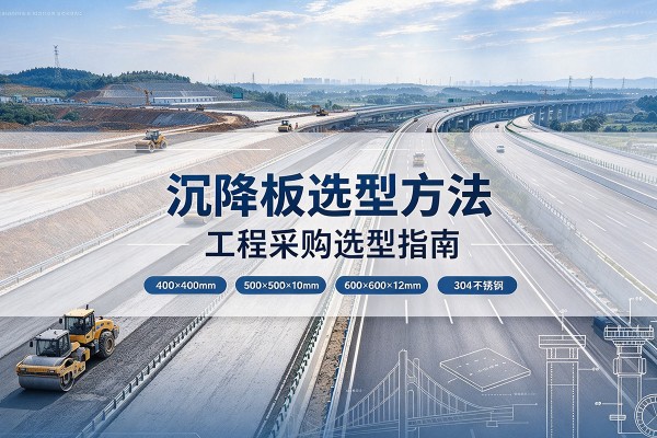 安图沉降板选择方法