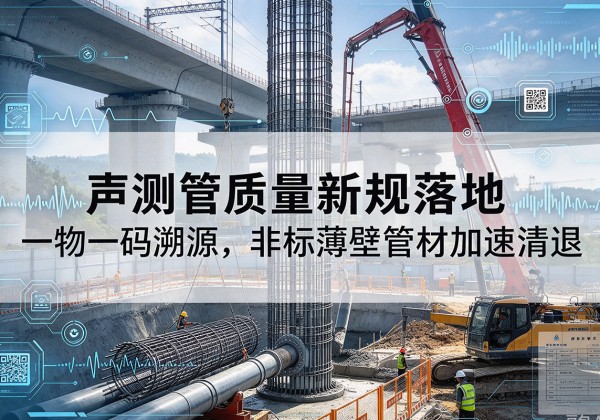 安图声测管质量新规落地，一物一码溯源，非标薄壁管材加速清退