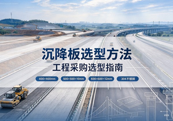 安图沉降板选择方法